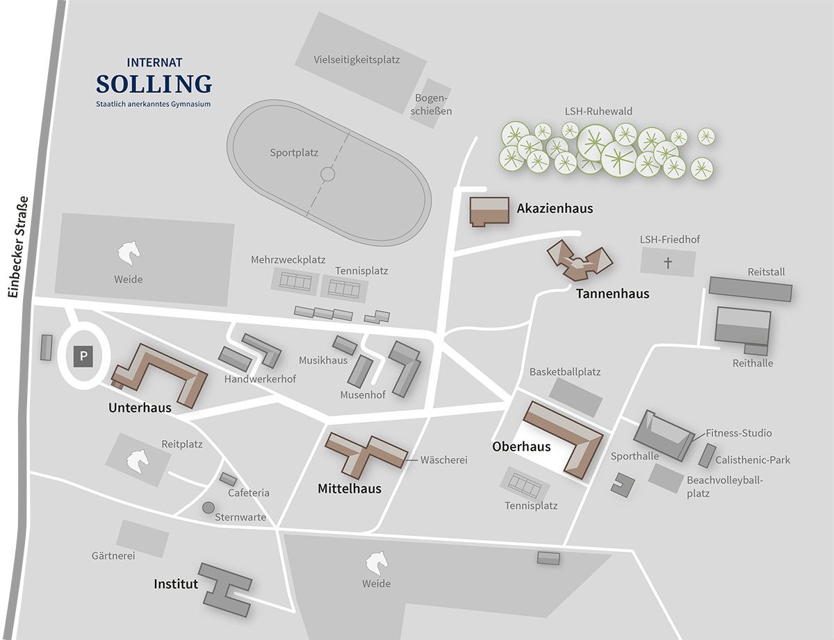 Lageplan Internat Solling